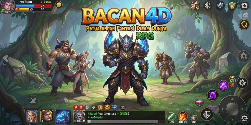 Tampilan gameplay BACAN4D yang menegangkan dan epik.