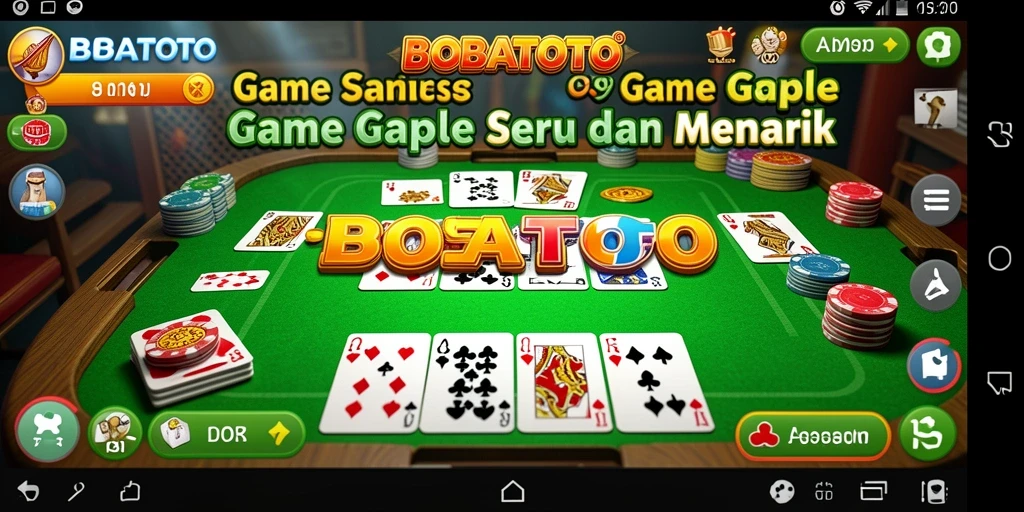 Tampilan gameplay seru dari BOBATOTO menampilkan momen mendebarkan.