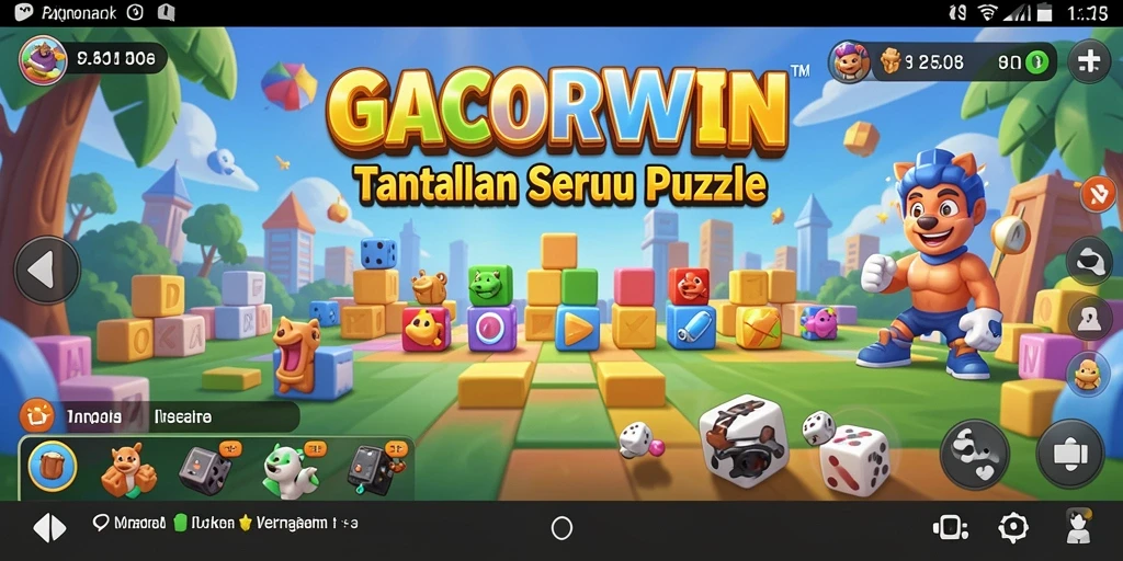 Tampilan gameplay GACORWIN dengan teka-teki menarik yang menantang.