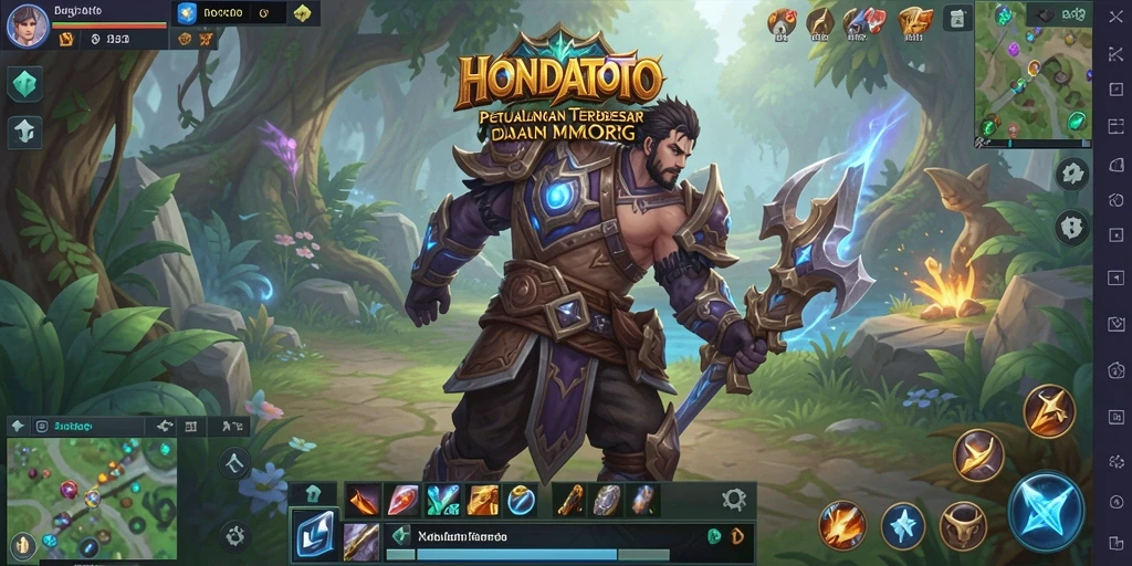 Gambaran menarik dari gameplay seru di HONDATOTO, dunia MMORPG yang menakjubkan.