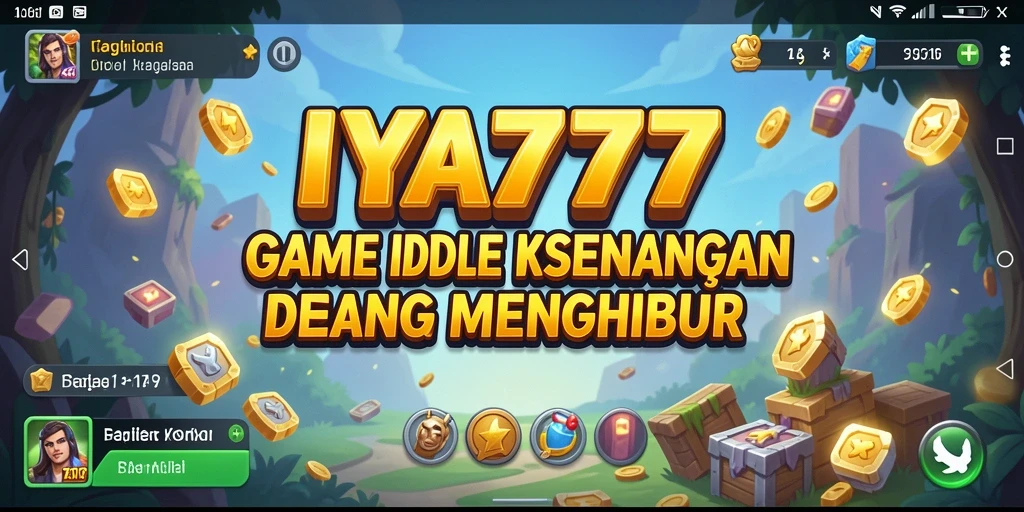 Screenshot gameplay IYA777 dengan berbagai aktivitas Idle yang menarik.