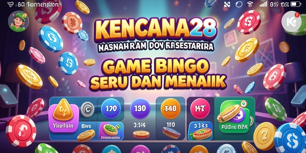 Tampilan gameplay seru KENCANA28 yang menghadirkan Bingo menyenangkan.