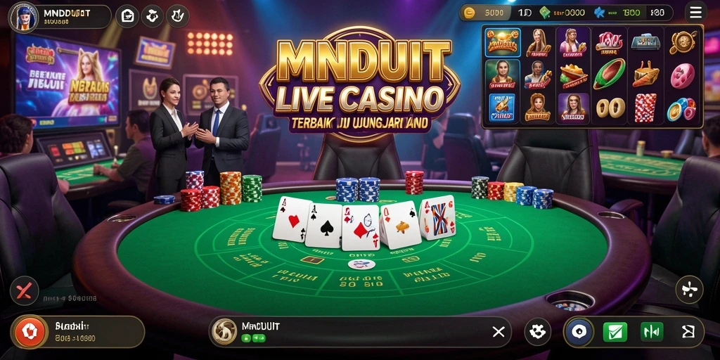 Tampilan gameplay MNDUIT yang mendebarkan dan interaktif.