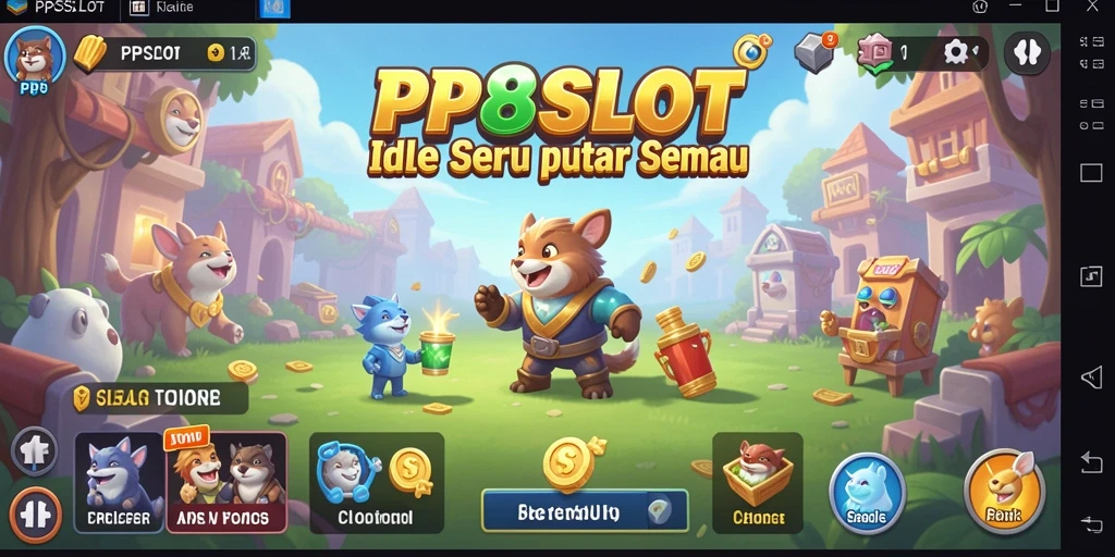 Tampilan gameplay seru dalam PP8SLOT dengan fitur Idle.