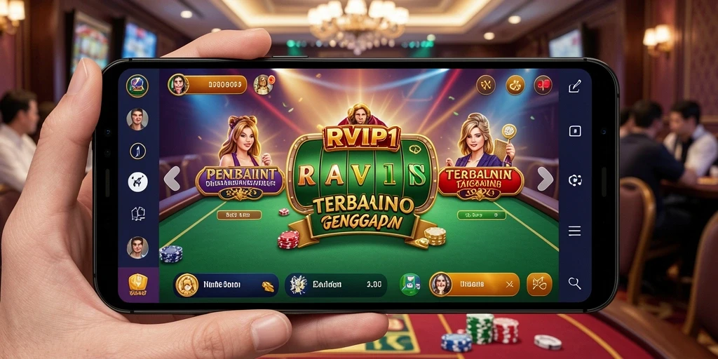 Tampilan gameplay Kasino yang mendebarkan di RVIP1.