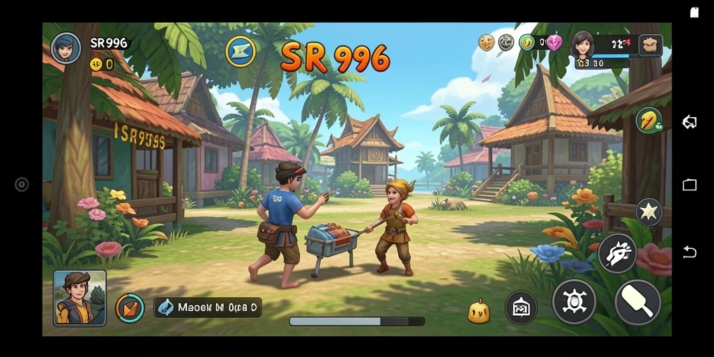 Tampilan gameplay SR996 yang menyenangkan dan menawan