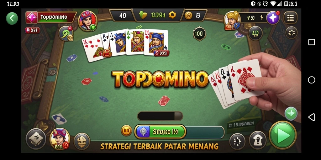Gameplay seru dan penuh strategi di TOPDOMINO.