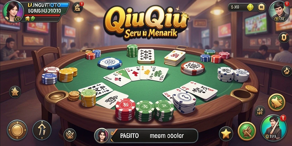 Tampilan gameplay seru UNGUTOTO dengan fitur QiuQiu yang menarik.